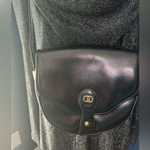 Vintage Gucci Crossbody, black - Picture 8 of 11